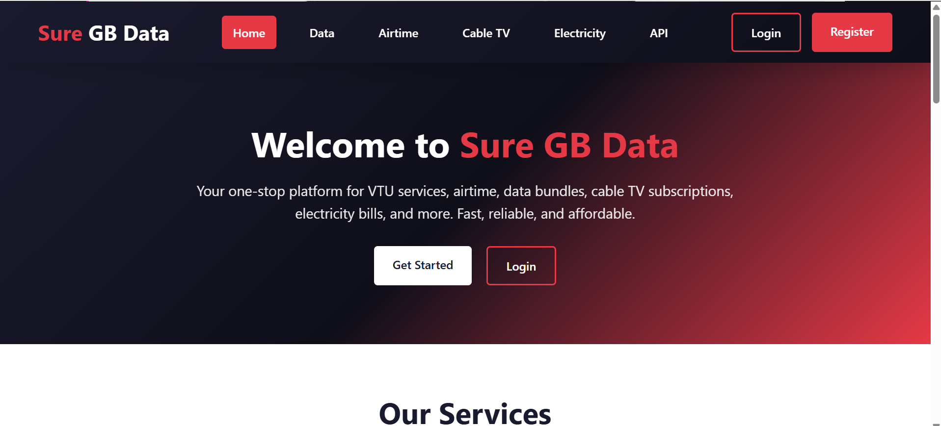 Sure Gb Data